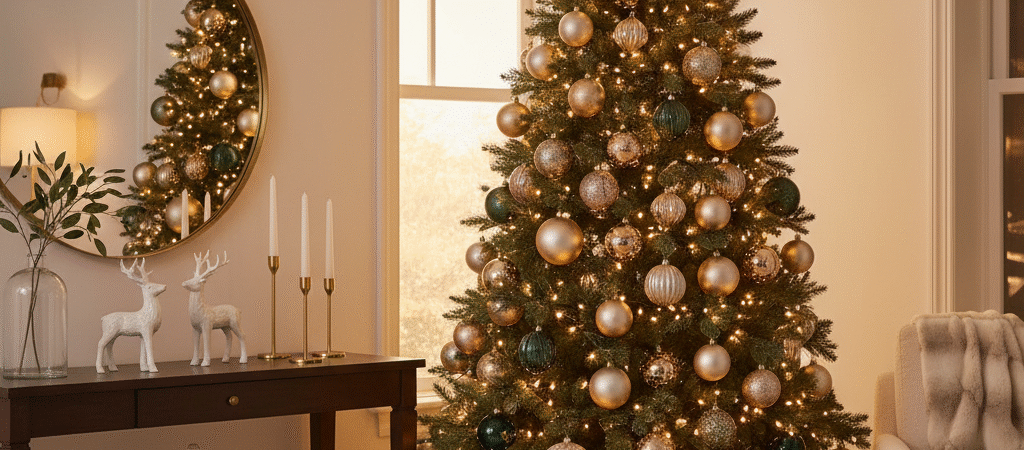 Decoración Navideña Elegante y Sofisticada. Navidad Smart.